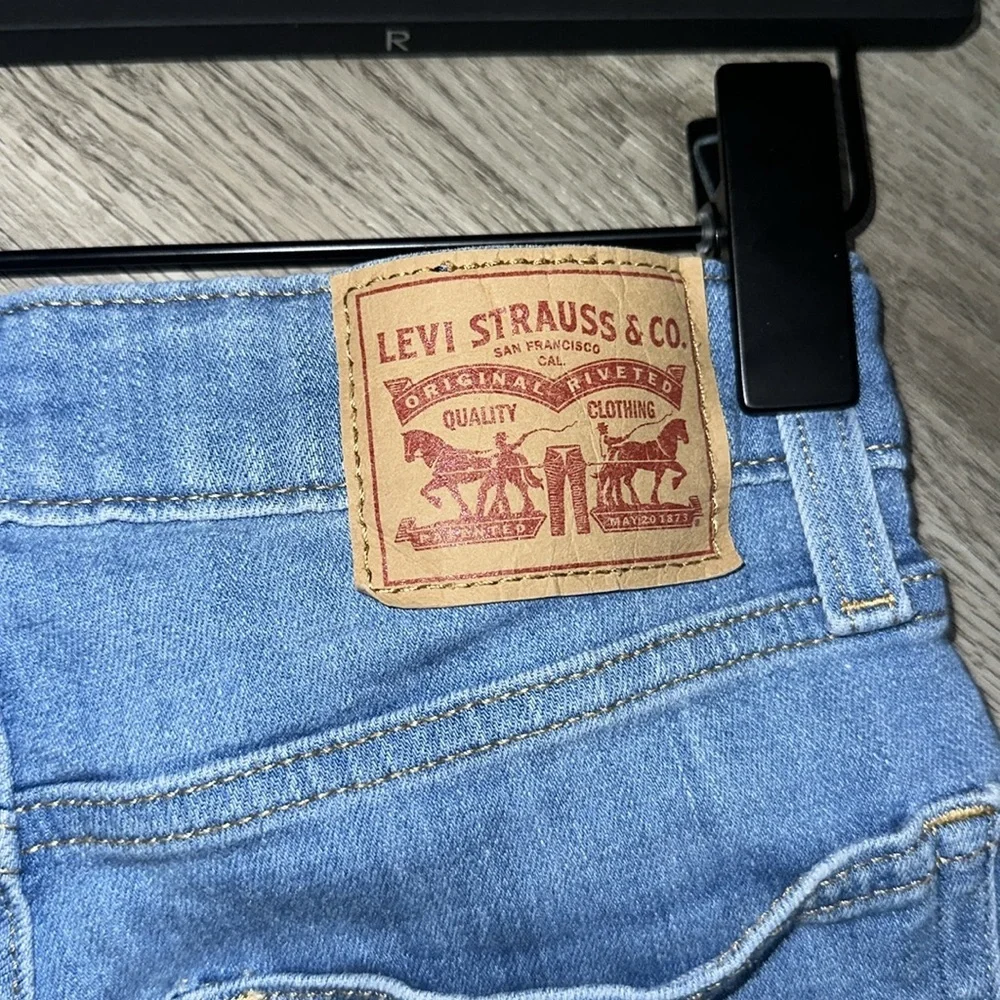 Levi's 726 Flare Bootcut Light Blue Jeans SKU003 - Picture 5 of 8